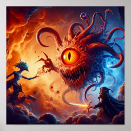 A.I. Beholder Battle Poster