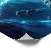 A.I. Blue Dragon Lightning Breath Poster (Hoek)