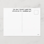 A.I. Essentiële kracht van intelligente AI-databas Feestdagenkaart (Achterkant)