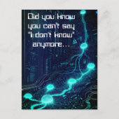 A.I. Essentiële kracht van intelligente AI-databas Feestdagenkaart (Voorkant)