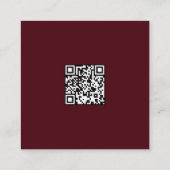 A.I. Evil Jack-o'-lantaarn Vierkante Visitekaartje (Achterkant)