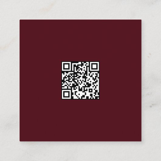 A.I. Evil Jack-o'-lantaarn Vierkante Visitekaartje (Achterkant)