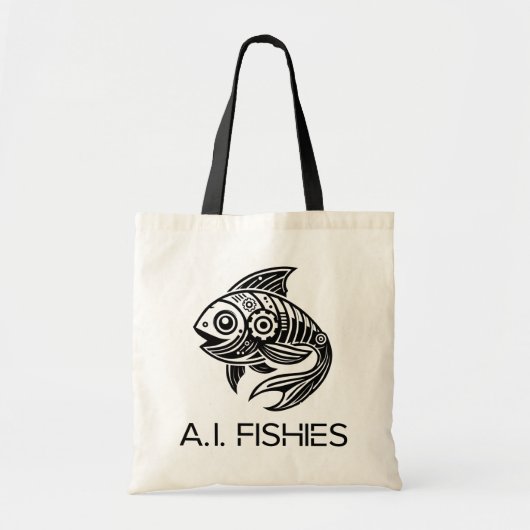 A.I. Fishies Canvas tas (Voorkant)
