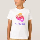 A.I. Fishies Color Splash Shirt (Voorkant)