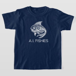 A.I. Fishies White Design Shirt