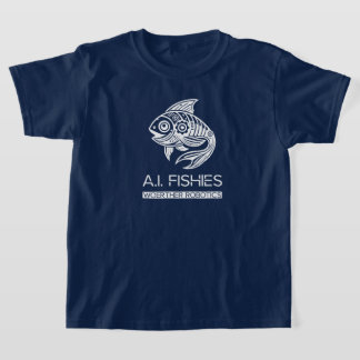 A.I. Fishies Woerther Robotics White Design Shirt