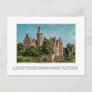 a. i. Gemini genereerde Kasteel WESTERVELT. Briefkaart