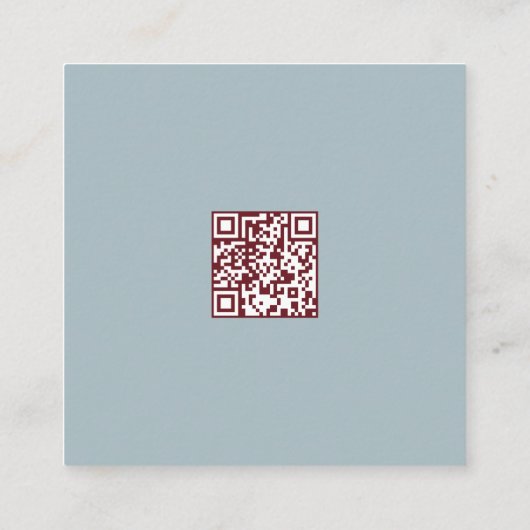 A.I. Godin van Water Vierkante Visitekaartje (Achterkant)