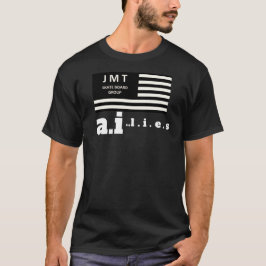 A.I. LIEGT. Basic donker T-shirt