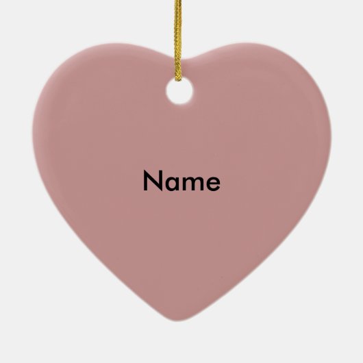 A I Love Dad Heart Keramisch Ornament (Achterkant)