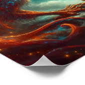 A.I. Moeder Phoenix en kind Poster (Hoek)