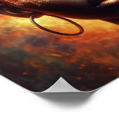 A.I. Mooie jonge vrouw Poster (Hoek)