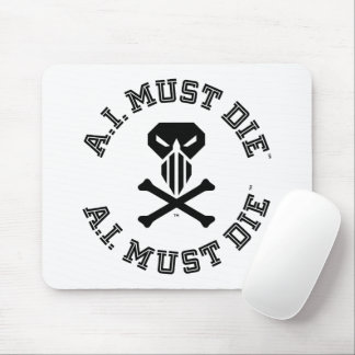 A.I. Must Die™ Logo (College Lettertype) Muismat