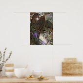 A.I. Otters spelen flinke plezier Poster (Keuken)