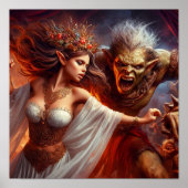 A.I. Princess en Goblin Poster (Voorkant)