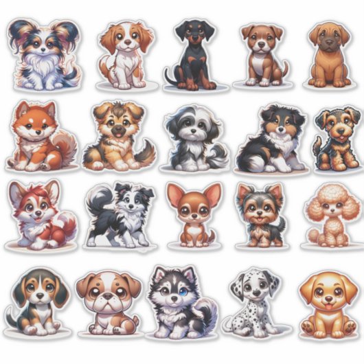 A.I. Puppy Stickers (Voorkant)