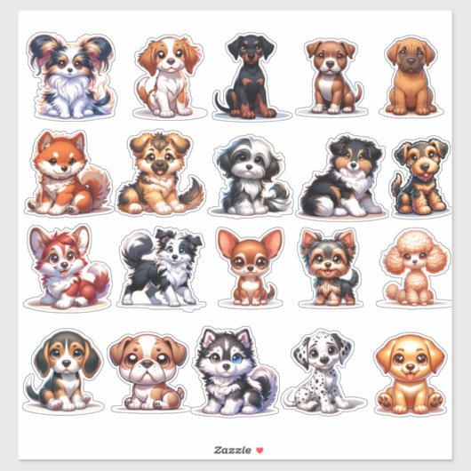 A.I. Puppy Stickers (Vel)