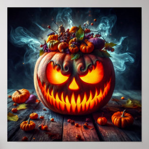 A.I. snode Jack-o'-lantaarn Poster