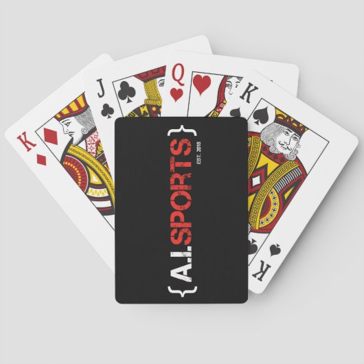 {A.I.SPORTS} POKERKAARTEN (Achterkant)