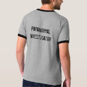 A I - T - T - T - T - T - Paranormal Investigator T-shirt (Achterkant)