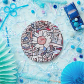 A.I. verbeterde foto van het nederige dagblad Papieren Bordje (Feest)