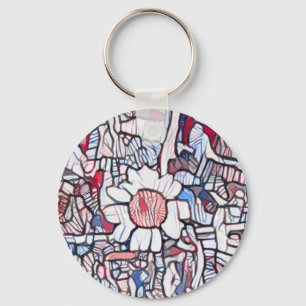 A.I. verbeterde foto van het nederige dagblad Sleutelhanger