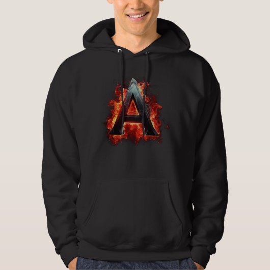 A in brand hoodie (Voorkant)