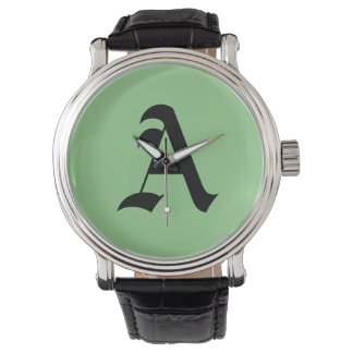 "A"-Initiaal Horloge