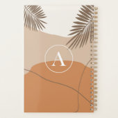A - Initiaal Monogram A Abstract ontwerp Planner (Achterkant)