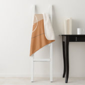 A - Initiaal Monogram A Abstract ontwerp Sherpa Deken (In situ)