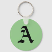 "A"-Initiaal Sleutelhanger (Achterkant)