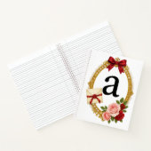 A Initial Personalized Gift Romantic Regency Notitieboek (Binnen)