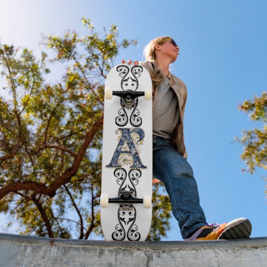 A..initialen Persoonlijk Skateboard (Buiten 1)