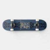 A..initialen Persoonlijk Skateboard (Horizontaal)