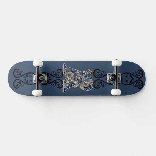 A..initialen Persoonlijk Skateboard (Horizontaal)