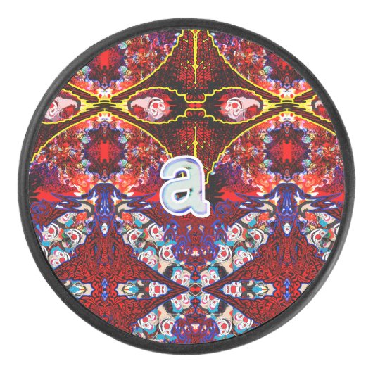 "a" Insert Clown Here Hockey Puck (Voorkant)