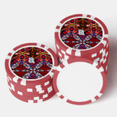 "a" Insert Clown Hier Poker Chips (Opstapeling)