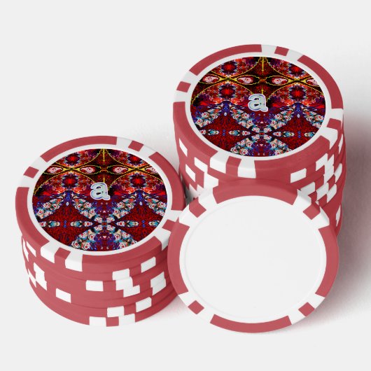 "a" Insert Clown Hier Poker Chips (Opstapeling)