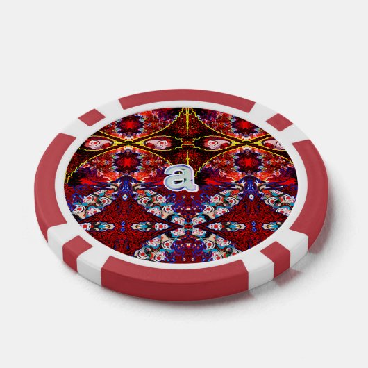 "a" Insert Clown Hier Poker Chips (Enkel)