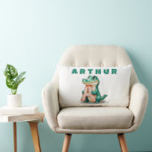 A is for Alligator – Personalized Baby Name Pillow Kussen (Stoel)