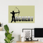 A is for Archer -   Archery Poster (Thuiskantoor)