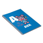 A is voor Abby Cadabby | Voeg je naam toe Notitieboek (Rechterzijde)