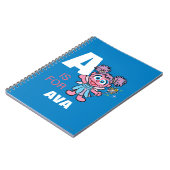 A is voor Abby Cadabby | Voeg je naam toe Notitieboek (Linkerzijde)