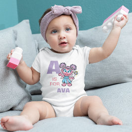 A is voor Abby Cadabby | Voeg je naam toe Romper