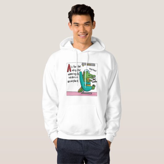 A is voor Adobo Hoodie Sweatshirt (Voorkant volledig)