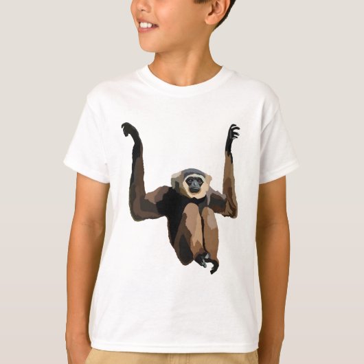 A is voor Agile Gibbon T-shirt (Voorkant)
