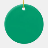 A is voor Aidan Kerst Ornament Aangepaste naam (Achterkant)