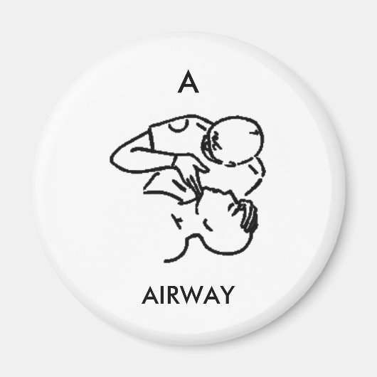 A is voor AIRWAY - magneet (Voorkant)