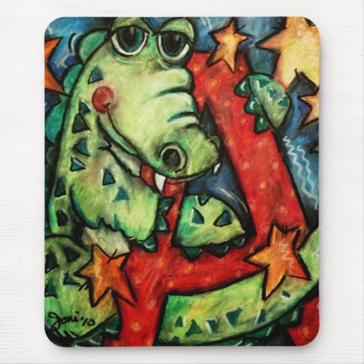 A is voor Alligator Muismat (Voorkant)