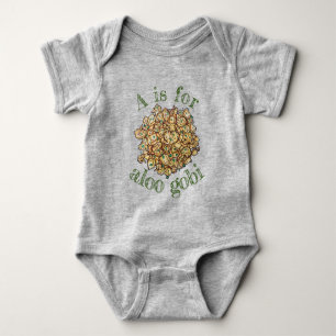 A IS VOOR Aloo Gobi Indian Cuisine Food Romper